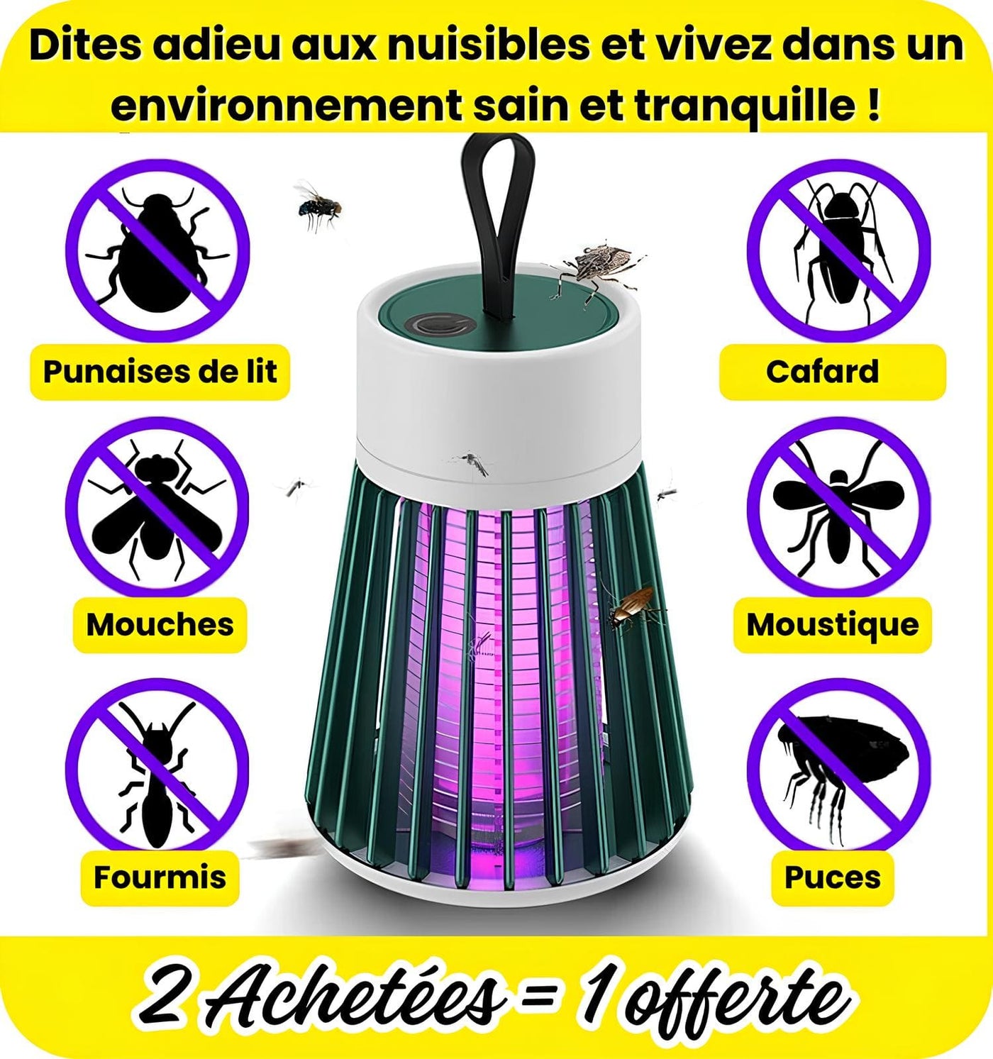 Lampe anti-moustiques Ultra efficace